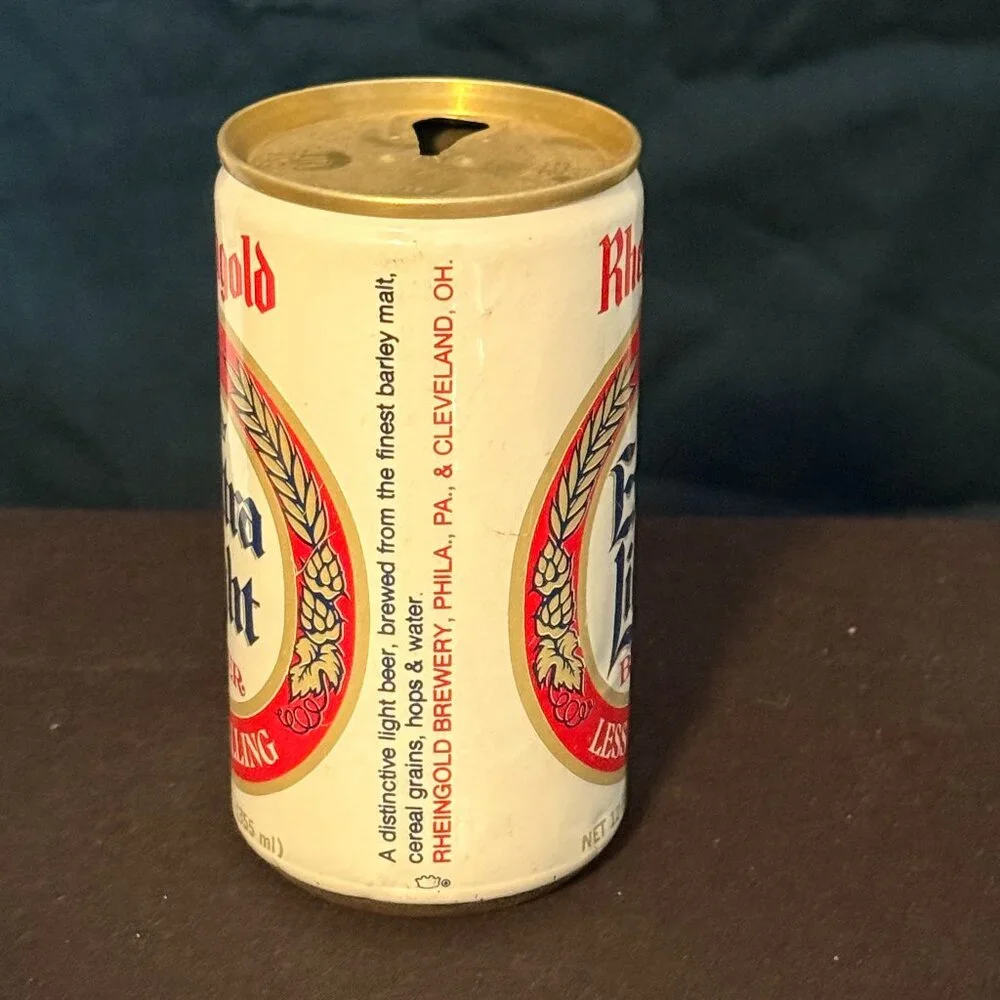 Rheingold Extra Light  Vintage Beer aluminum pull-tab can